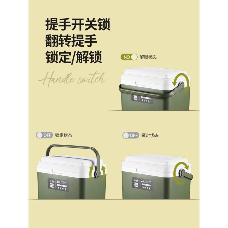 保温箱冷藏箱户外野餐露营冰箱摆地摊装冰块保冷保鲜冰桶冰包车载