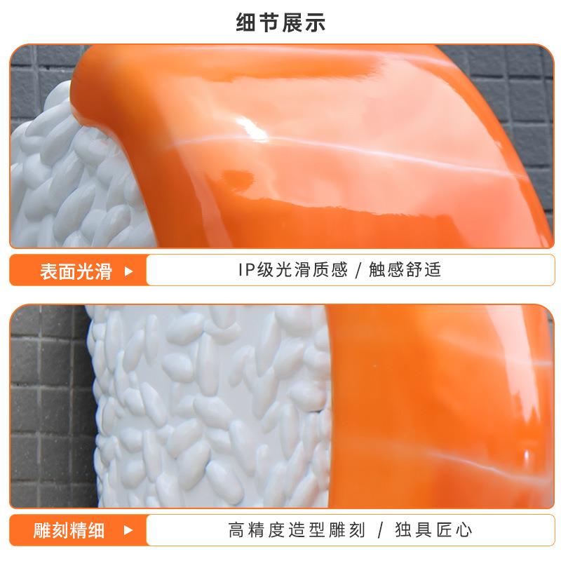 创意日料店装饰品大型装饰摆件 户外玻璃钢仿真食品寿司模型雕塑