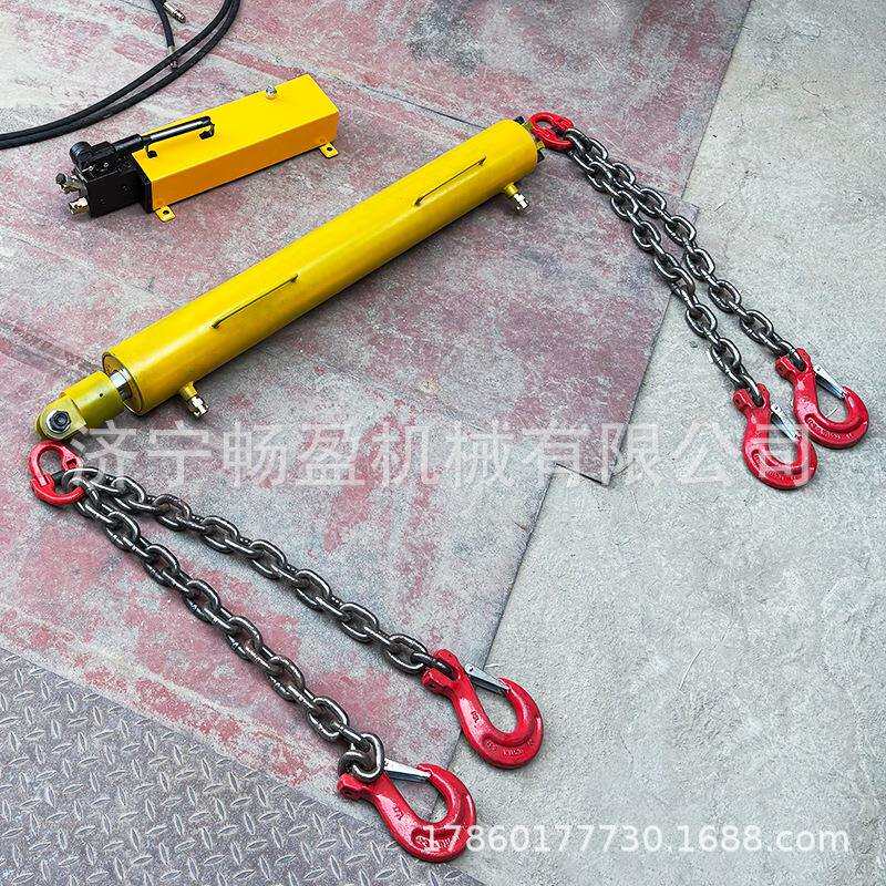 手动电动紧链工具链条张紧机 煤矿手动溜子拉紧器 YJLQ液压紧链器
