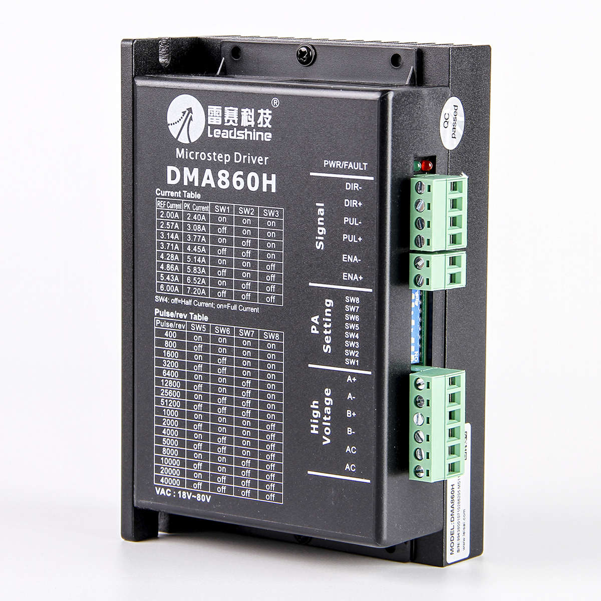 雷赛DMA860H驱动器 57 86步进电机驱动器雕刻机驱动器定位系统