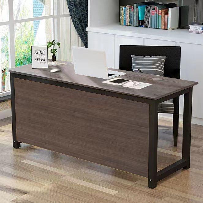 高档简现代约电脑桌家用办台式书桌组装长条桌前台接待挡桌板简易