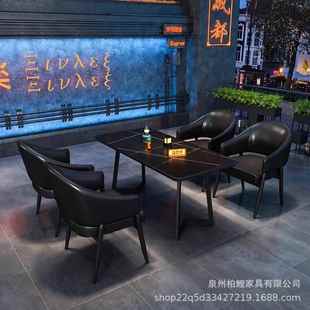 工业风酒吧卡座沙发西餐厅清吧307音乐吧lvhouseie小酒馆餐桌椅组