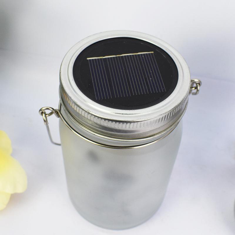 太阳户外庭院饰灯花仙子无品牌/玻璃星能灯花园装氛围瓶星小夜灯