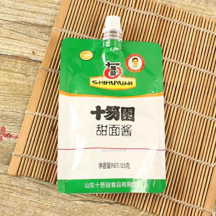 山东潍坊十笏园甜面酱黄豆酱葱蘸酱调味酱 炸酱 烤鸭煎饼果子蘸酱