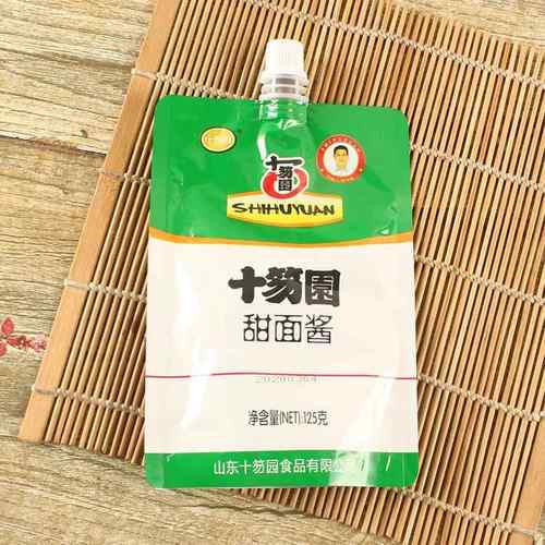 山东潍坊十笏园甜面酱黄豆酱葱蘸酱调味酱 炸酱 烤鸭煎饼果子蘸酱