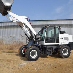 鼎东养殖场矮脚虎装载机小型工地堆土机30型小铲车