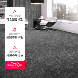 办公室地毯商用方块拼接全铺大面积公司专用台球厅工作室高档PVC