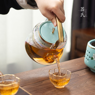 蒸茶器蒸汽全自动电陶炉煮茶器茶具套装 家用网红煮茶壶蒸茶壶茶炉