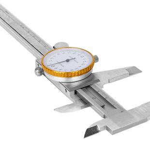 工业防震不锈钢带表卡尺游标0-150MM高精度表盘尺vernier caliper