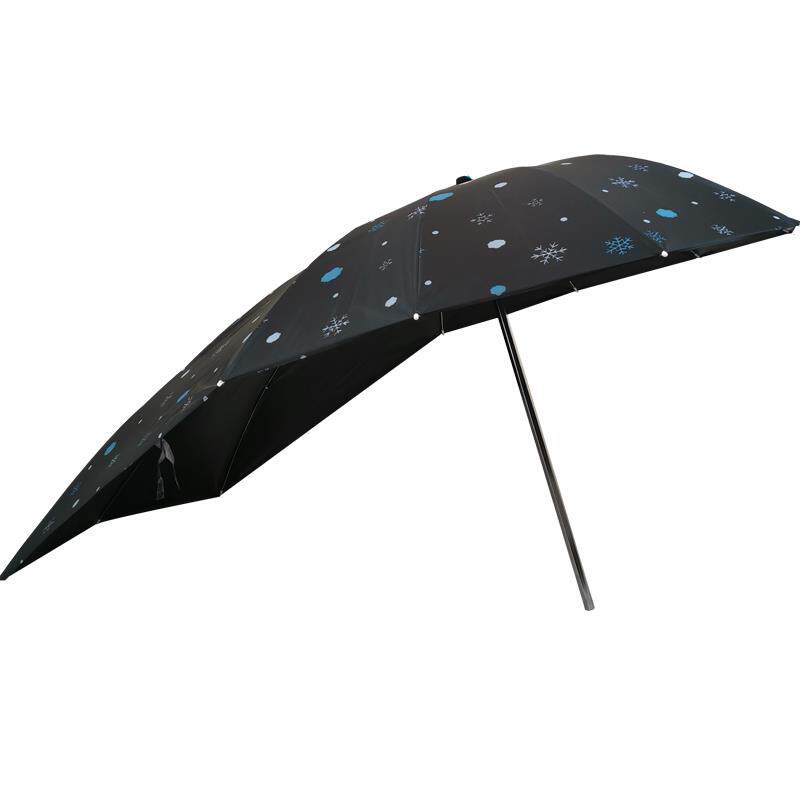 摩托车加大加厚加固加长雨伞外卖专用电动车伞骑手折叠遮雨棚抗风