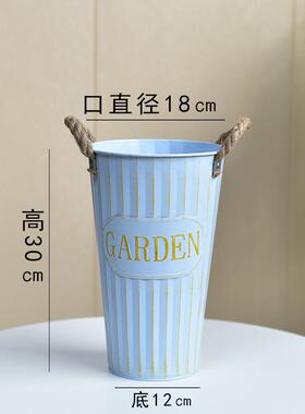 醒花桶专用塑料花器神器摆件高端小号插花专业桶绿植桌面方型简约