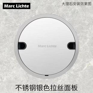 地插座隐形纯平防水16A五孔网络地板地面插座 304不锈钢圆形隐藏式