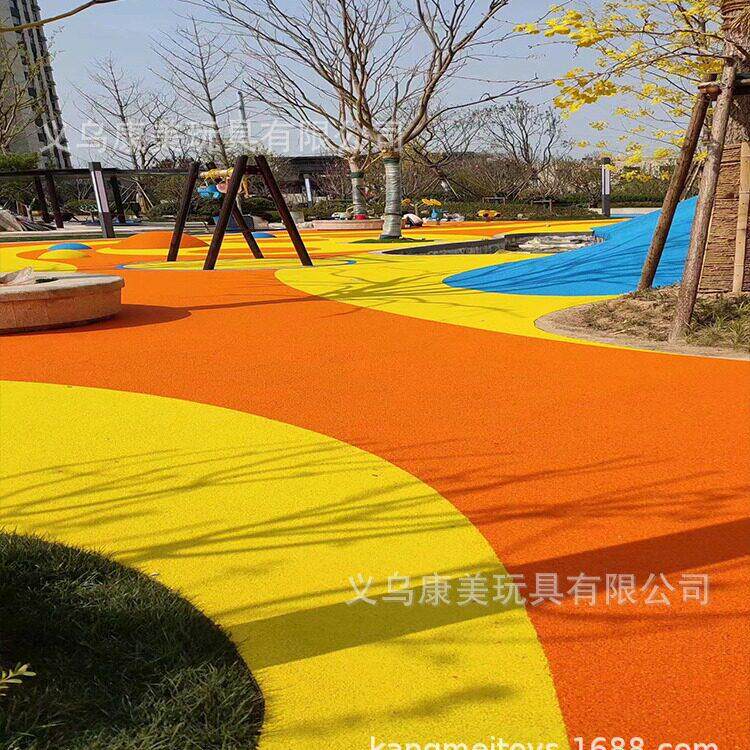 透气型混合型学校操场塑胶地垫材料 幼儿园epdm橡胶跑道材料