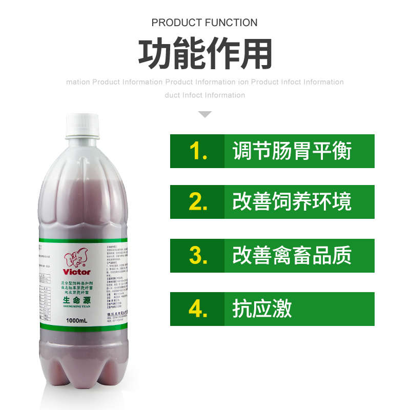 鸡可杆菌乳酸菌猪液体用活水溶液饮水兽复合益生菌畜禽芽孢枯草菌