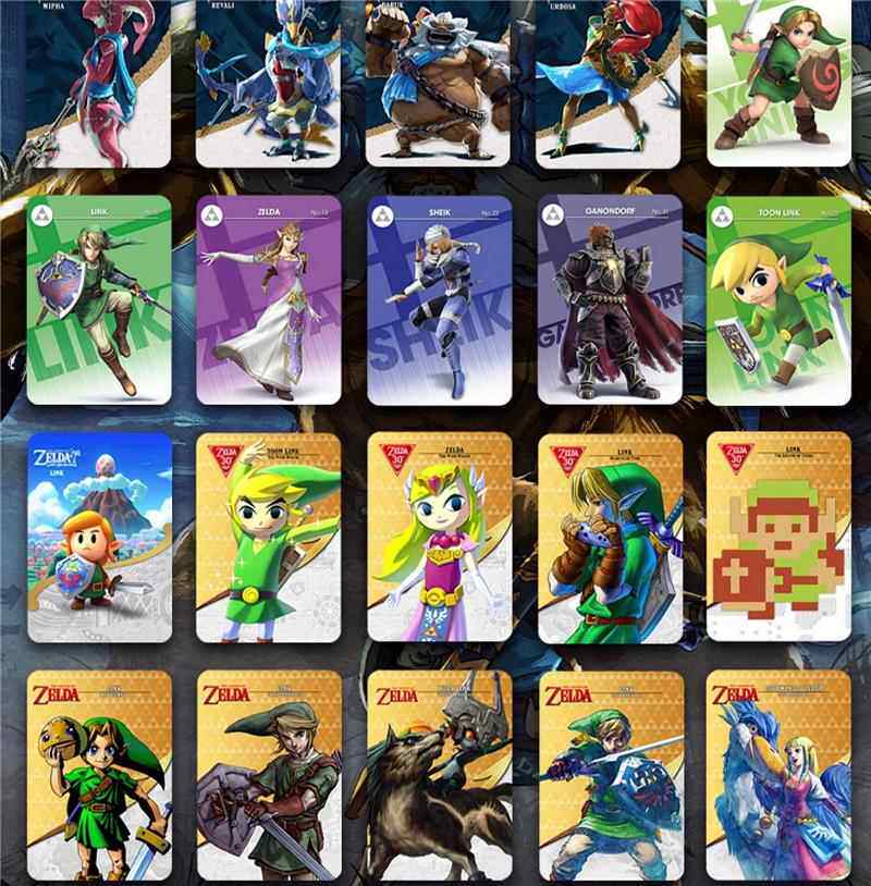 Устройство для онлайн-игр 塞尔达传说2王国之泪旷野之息amiibo卡全套通用nfc联动卡link荒野