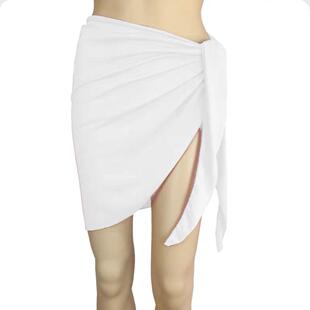 泳衣遮挡纱比基尼下半身遮挡泳衣遮屁帘沙滩海边裹裙纱巾围纱遮肚