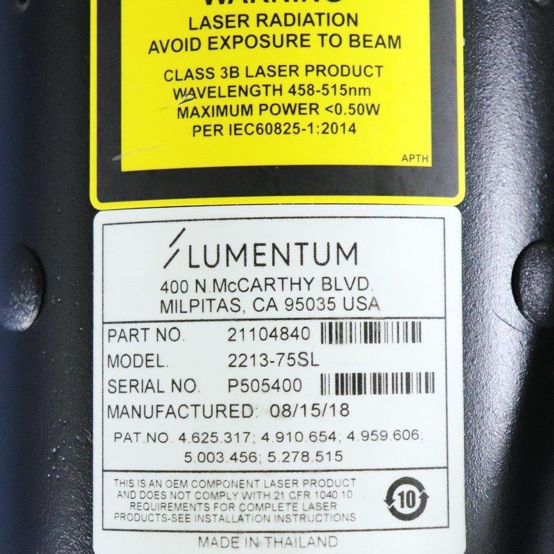 LUMENTUM 21104840 2213-75SL激光头