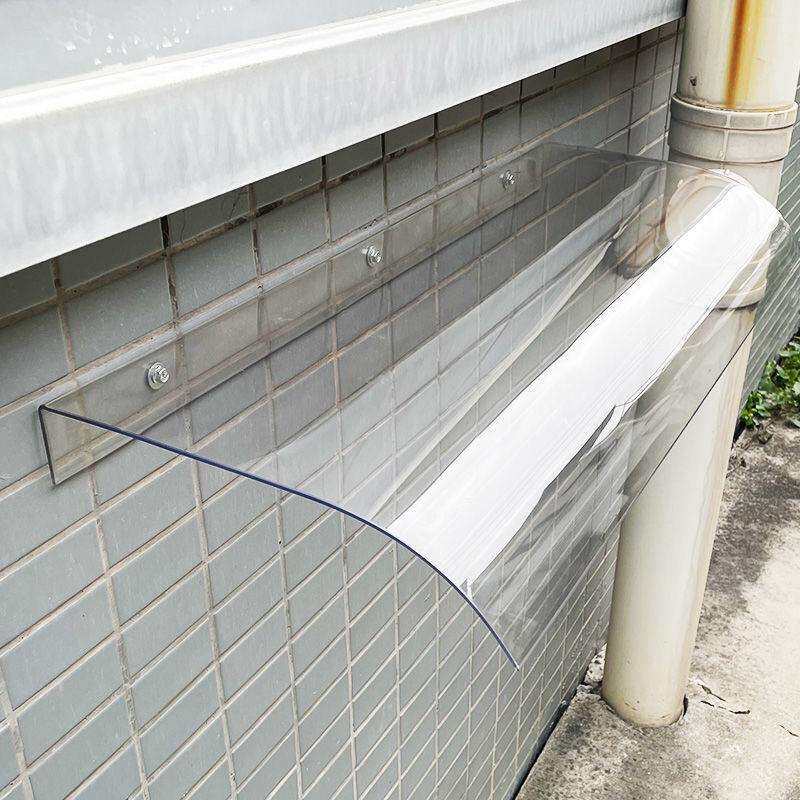 厂家无支架隐形无声雨棚充电桩防雨罩屋檐门窗小雨搭雨棚跨境贸易