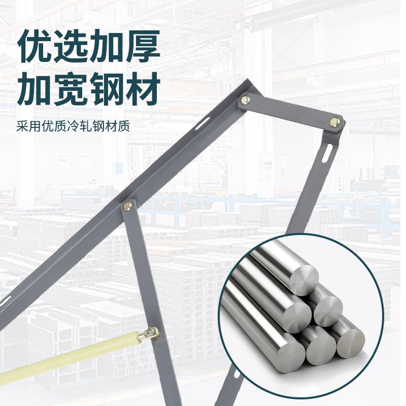 软床气动杆支撑气压杆 家具五金气动杆支撑架灰色白色现货供应