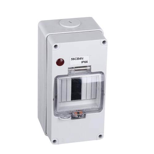 塑料防水光伏配电箱56CB4N开关接线盒太阳能PC户外防雨56CB8N