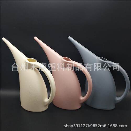 1L2L3L多色浇花喷水壶 灌溉工具 塑料浇水壶大象洒水壶长嘴壶