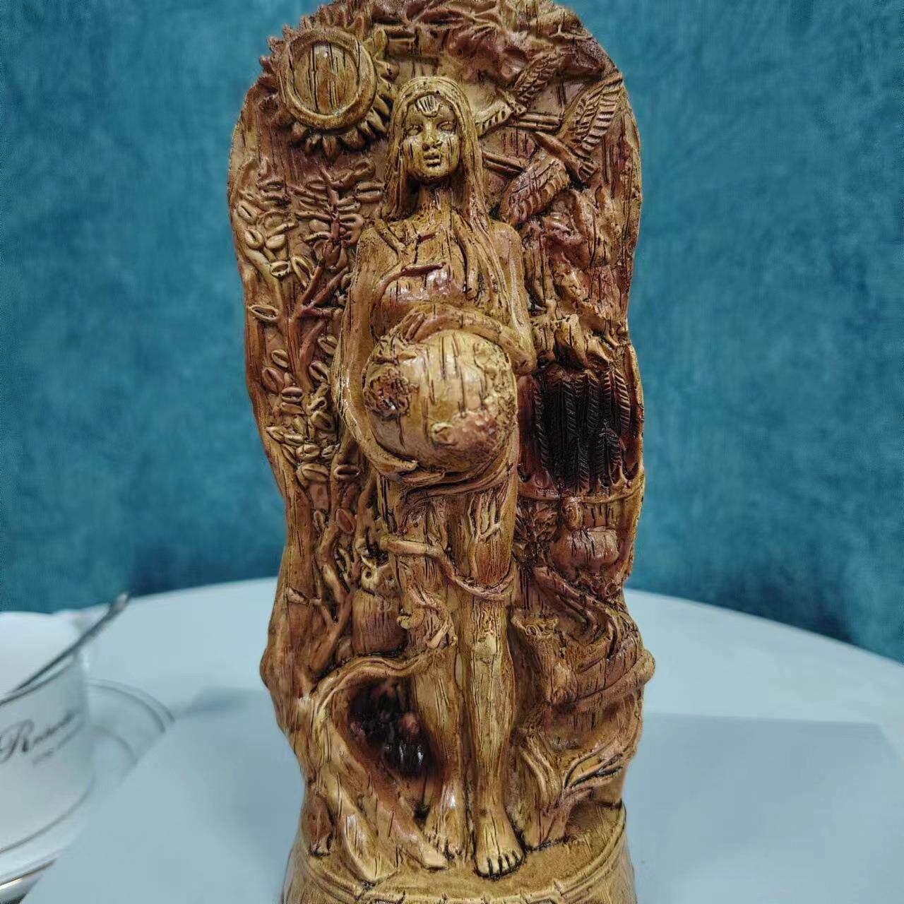 独立站树脂工艺品希腊女神雕像神坛花园摆件精美艺术雕塑装饰品