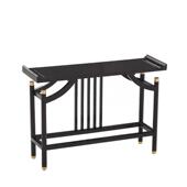 新中式 实木玄关柜简约现代门厅条案端景台入户玄关桌靠墙长条供桌