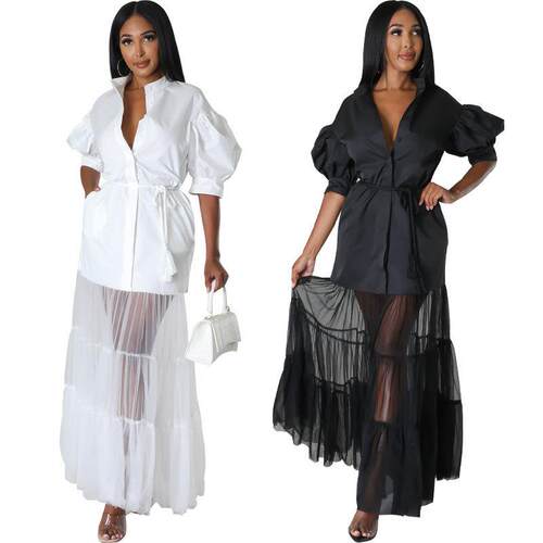 Women's white shirt with short sleeved shirt feel