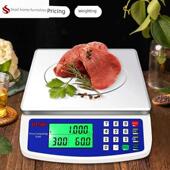 价格秤30公斤迷你数字秤商业小型企业称重蔬菜销售摊位家用可充电