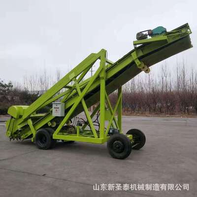 贮养殖场青贮取料货机高空作业TLQ青窖池取料机自走式现电动扒草