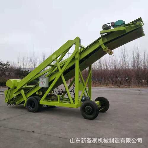 青储饲草扒草机高空作业大型养殖用青储扒草机滚筒液压取料机视频