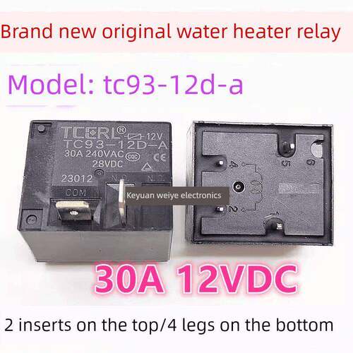 全新原装 TC93-12D-A 12伏 30A空调热水器继电器同 MPQ4-S-112D-A