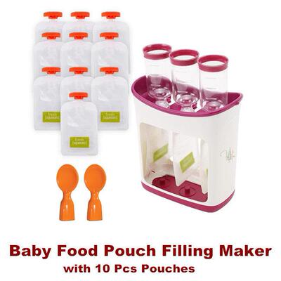 Baby Food Pouch Filling Maker Squeeze Station Toddler
