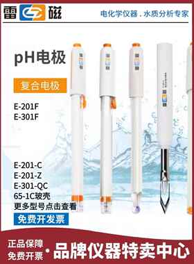 上海雷磁E-201F型Ph覆合电极探头Ph - 3c /3G/2F/-25 Phb-4 Ph计