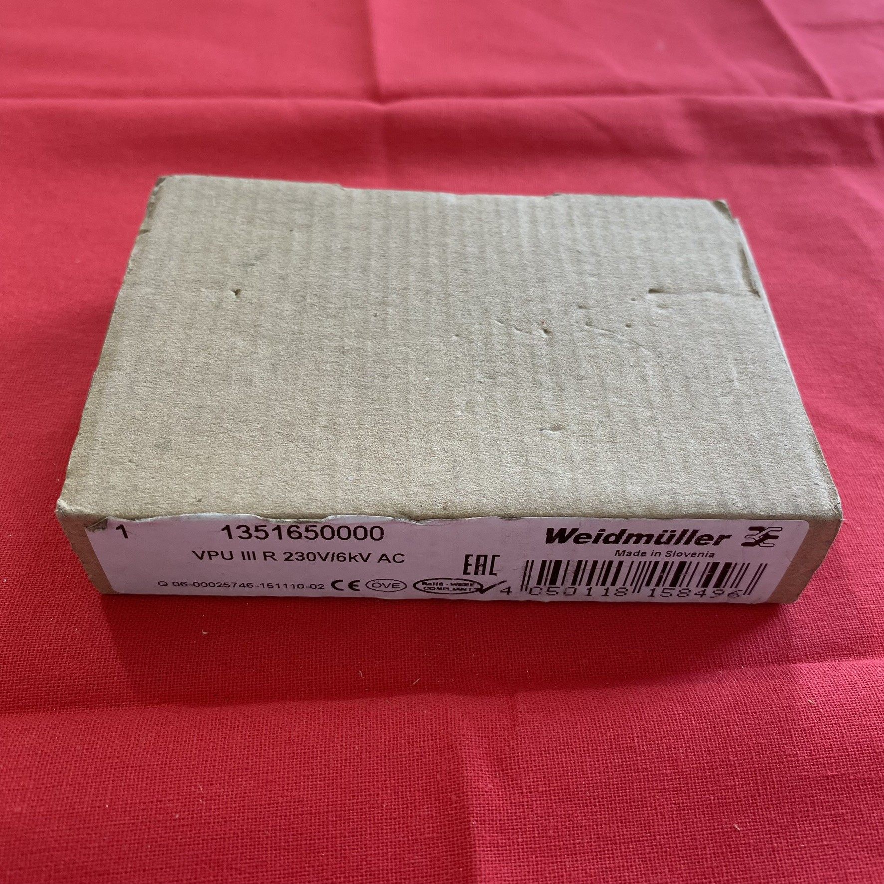 魏德米勒 VPU III R 230V/6KVAC  135