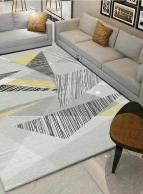 正品现用代简约客厅地毯茶几毯高级灰色ins风欧轻沙发北卧室家地