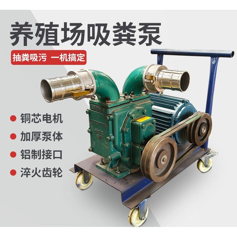 吸粪泵养殖场抽粪吸污泵自吸自排化粪池泥浆电动清淤泵污水泵