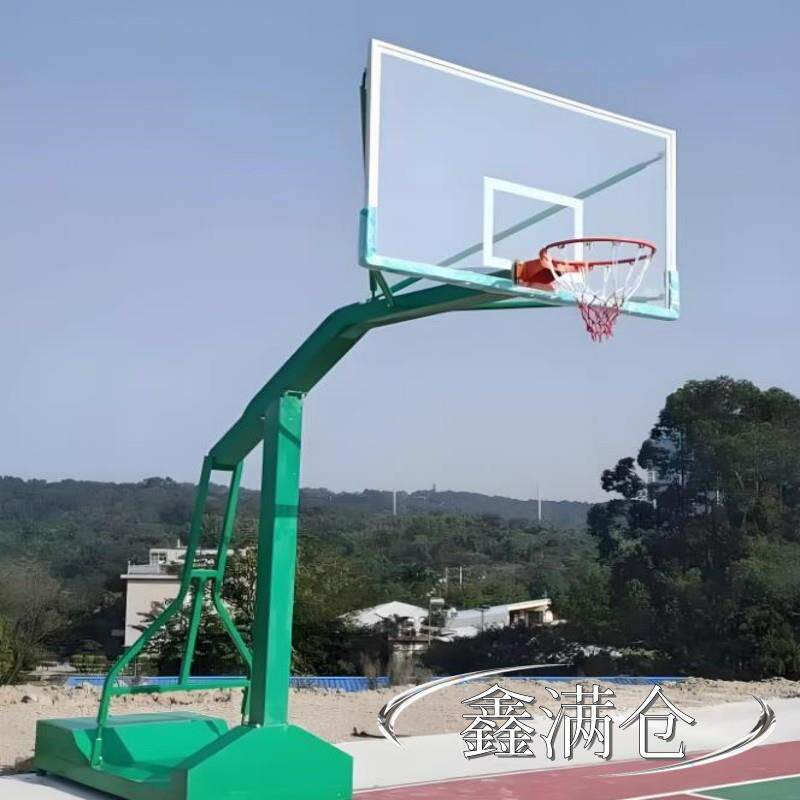 凹箱平移式篮球架标准成人篮架户外可移动式篮球架