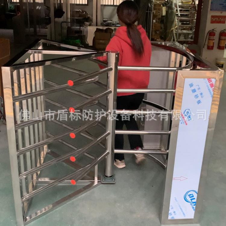 旋转式单向通过装置门 导流栅栏半高单项门 柳州南宁钦州临沂转闸