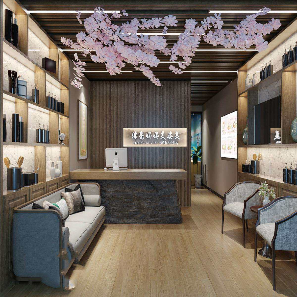 家纺店装修效果图床上用品店设计,纺织类展览设计,服装店设计