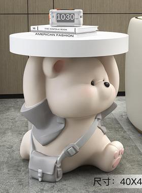 大型熊客厅落地摆件电视柜沙发旁茶几收纳家居装饰品乔迁新居礼品