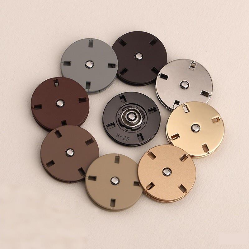 高档金属暗扣大衣隐形按扣风衣外套纽扣大号羊绒摁扣女衣服子母扣