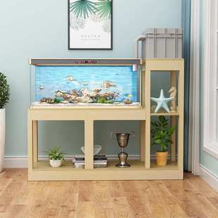 鱼缸可底座柜上实木底架子架置鱼缸架鱼缸鱼缸高低滤物水族箱