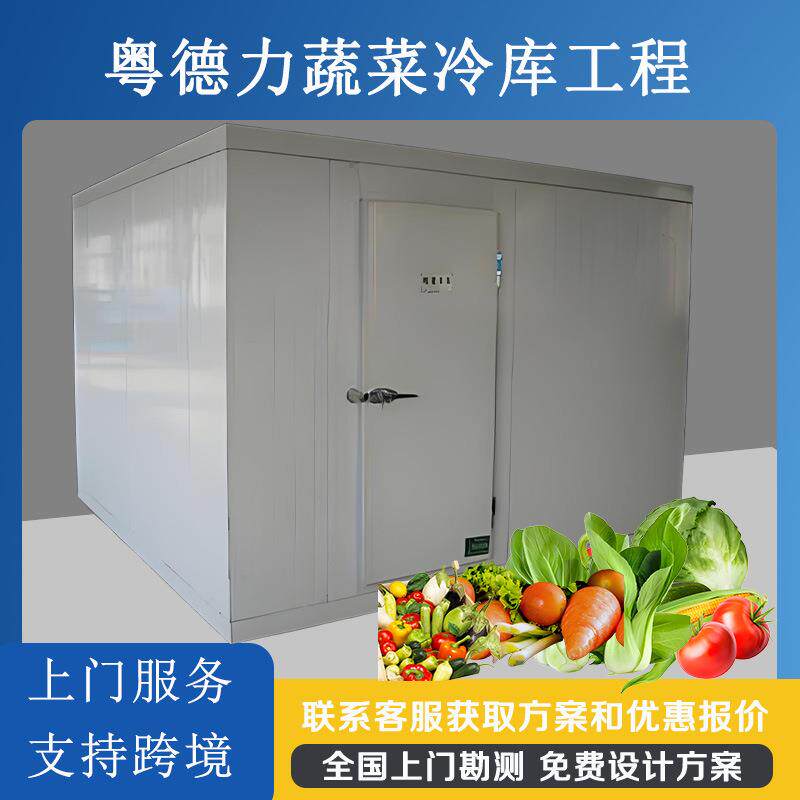 粤德力蔬菜保鲜库小型冷藏库库大型农补冷库设计方案冷库上门安装