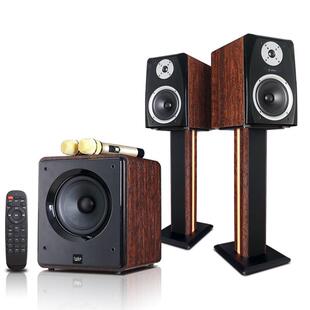 菲歌 家庭KTV发烧hifi音响有源书架音箱专业家庭K歌2.1微 FAIKE
