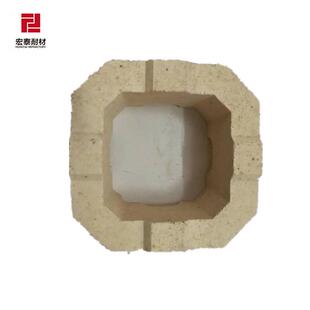 河南厂家直供八角筒型高铝耐火砖浮法窑玻璃窑蓄热室用高铝砖