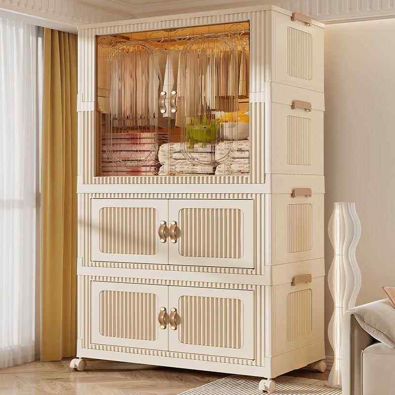 免安装折叠衣柜家用收纳柜卧室衣服整理储物柜宝宝简衣橱置物柜