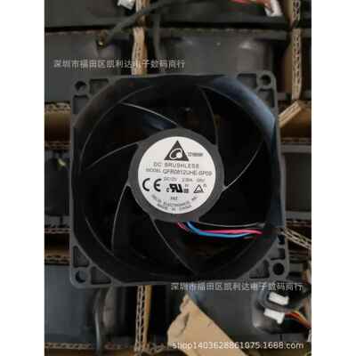 原装台达风扇QFR0812UHE803812V2.50A四线服务器暴力风扇