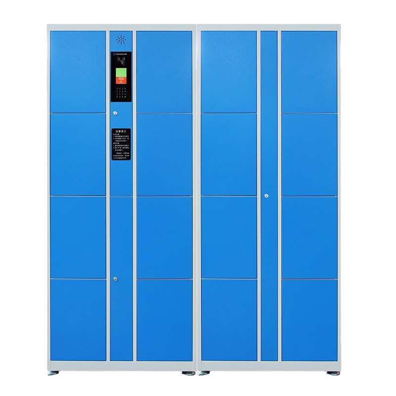 健身房浴池寄存柜水上乐园智能电子存包柜员工人脸识别刷卡更衣柜