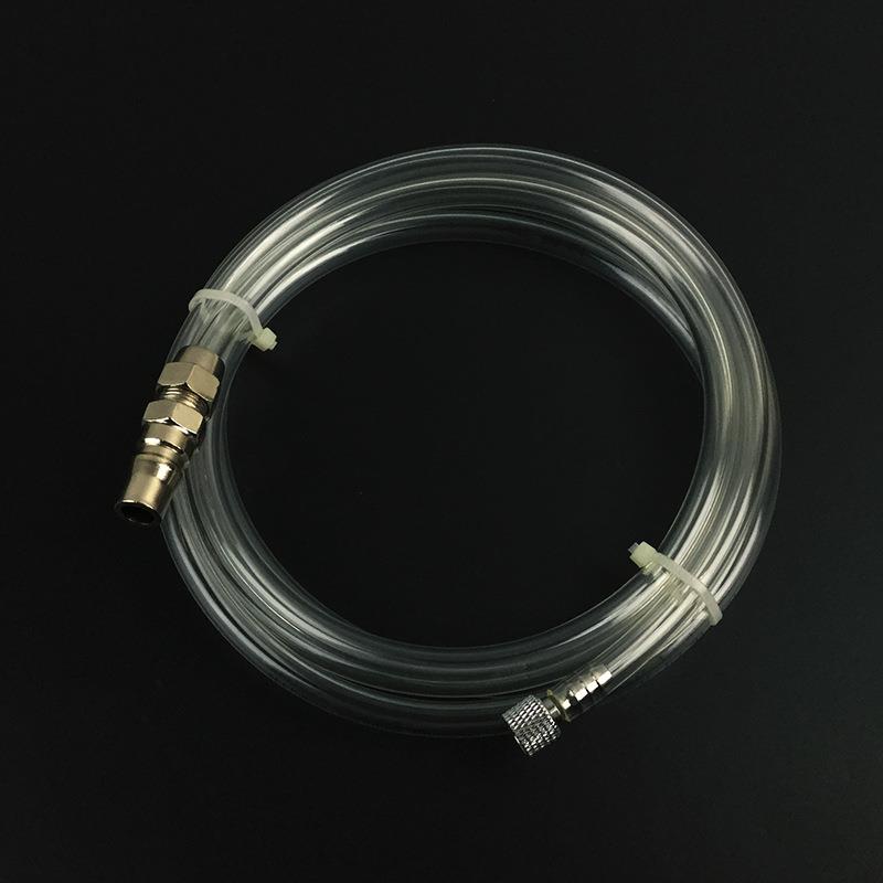 新款直销模型上色喷笔130-131-180转接空压机接头管配件快插1/8接
